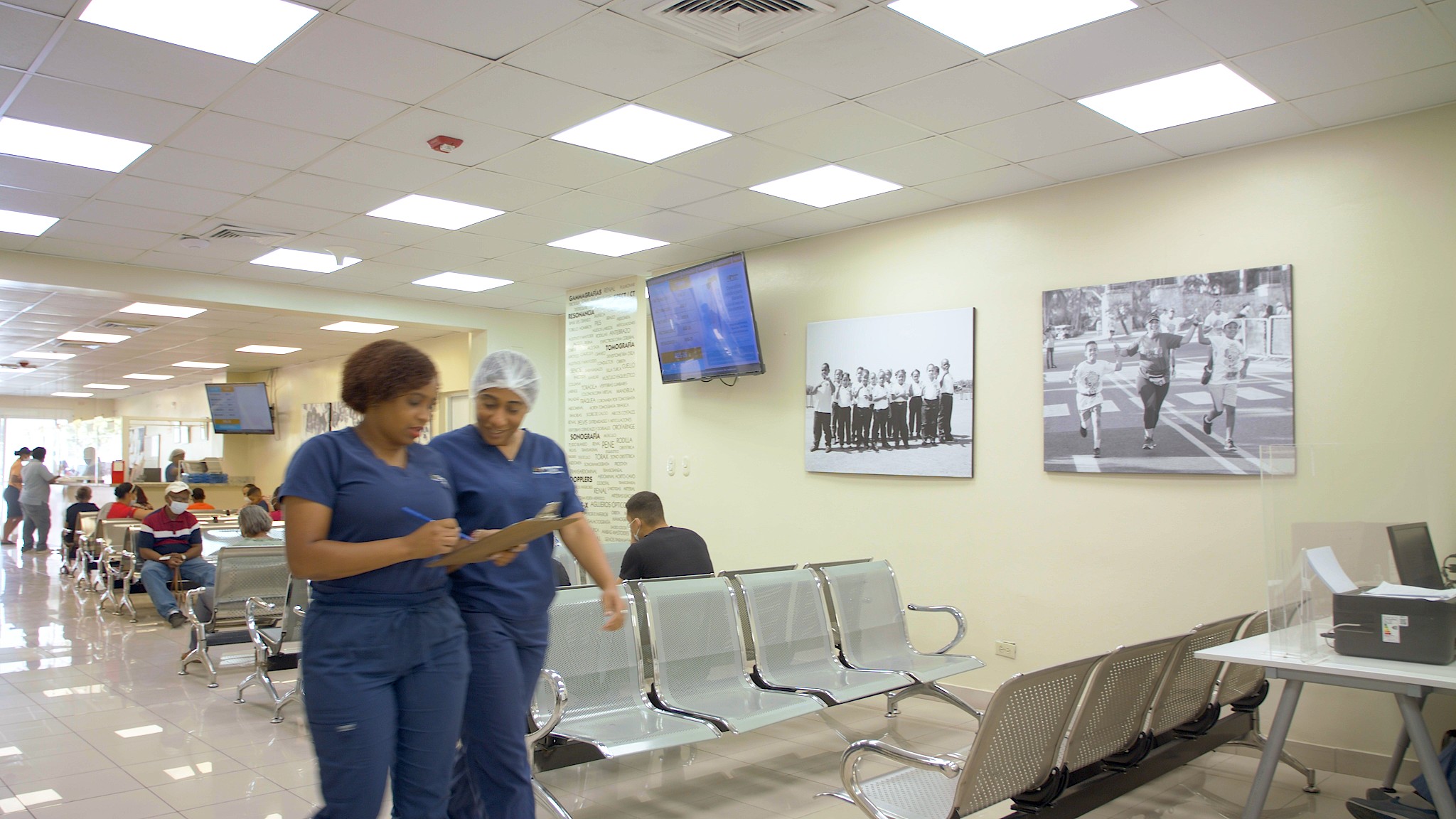 Centro médico - sala de espera