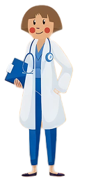 Doctora ilustración visión